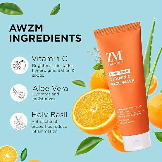 Zayn & Myza Vitamin C Tube Face Wash (75ml)