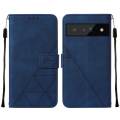 Business Phone Case For Google Pixel 6 Pro Case Skin Feeling PU Leather Flip Case With Card Slot Bracket Shockproof Design.