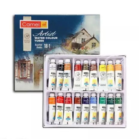 Camel%20Artist%20Water%20Colour%20Paint%209ml%2018%20color%20-%20Image%202