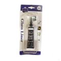 Keep smiling Glass liner color Black.