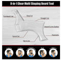 【beauty code store】Beard Shaper Beard Shaping Tool For Men Beard Shaping Styling Template Comb Beauty Tools Hair Beard Trim.