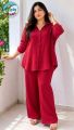 Women's Korean Style Oversized Shirt & Pant Set.