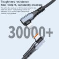 ADC-009 20W USB-C/Type-C to 8 Pin Double Elbow Data Cable, Length:2m. 
