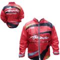 Windbreaker or Dust coat For biker/ Motorcycle Rider. Apache red. 