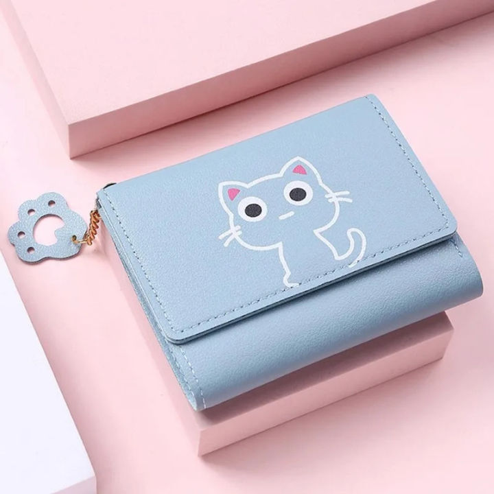 Women%20short%20wallet%20cute%20cat%20credit%20card%20money%20wallet%20leather%20small%20purse%20girls%20cat%20money%20bag%20card%20holder%20ladies%20female%20hasp%20-%20Image%203