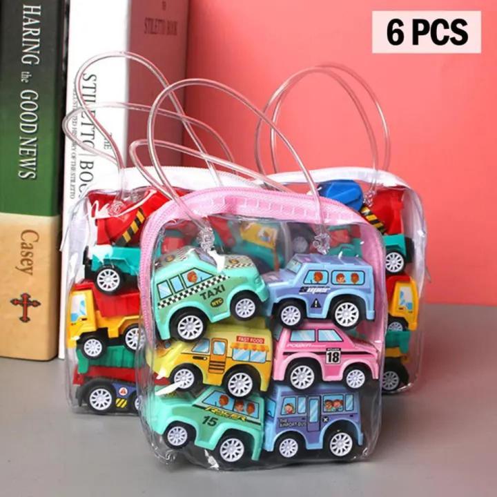 6pcs Mini Pullback Car Toy Set for Kids