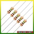 1M Mega Ohm Carbon Film Resistor 1/4 W [50 PS] Resistance 0.25 Watt 250mW 5%. 