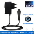 4.8V 5.4V 1.25A AC Power Adapter for Panasonic EES-RF31 ES-RF41 ES-SF21 ES-LT2A Shaver Razor Charger.