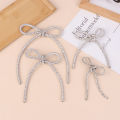 Rhinestone Bowknot Brooches Blazer Diamond-encrusted Butterfly Knot Pin Brooch WANNA. 