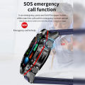 ET482 Smart Watch Answer/Make Calls 1.43 Inch AMOLED Screen IP68 Waterproof Smartwatch Fitness Tracker Heart Rate Blood Pressure Blood Oxygen Monitoring Watch. 