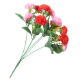 36cm Size Artificial Carnations Easy Maintenance Handcrafted Floral Decor Flower Bouquet Lifelike Appearance Small Flowers Flowers for Home Decor Wedding Centerpieces Hotel Ambiance Event Styling. 