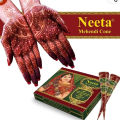 Neeta Natural Organic Henna Mehedi Cones 6 Pis Original Indian. 