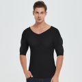 Men ABS Invisible Pads Shaper Fake Muscle Chest Tops Soft Protection Male Sponge Enhancers Undershirt. 