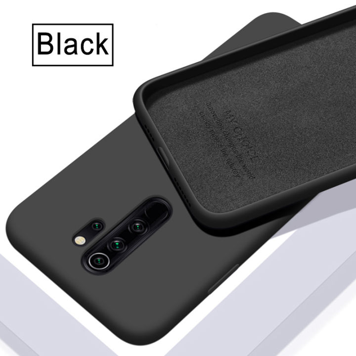 For Xiaomi Redmi Note 8 Pro Soft Liquid Silicone Case Phone Shockproof Luxury phone Back Cover (Back Case Cover For Smartphone)