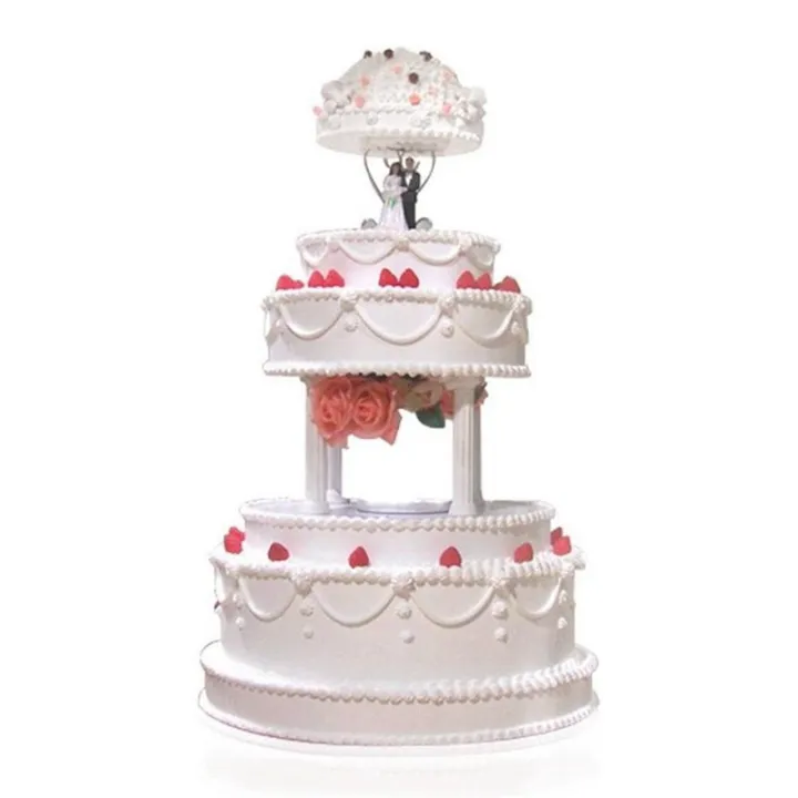 16Pcs%20White%20Small+Large%20Plastic%20Cake%20Pillars,Wedding%20Cake%20Pillars%20Stand,Fondant%20Cake%20Support%20Mold%20-%20Image%203
