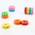 Children Numbers Magic Digital Cube Toy Montessori Puzzle Game Kids Learning Educational Math Magnetic Block Calculate Game MuXiaRe.