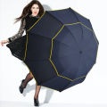 130cm Big Top Quality Umbrella Men Rain Woman Windproof Large Paraguas Male Women Sun 3 Floding Big Umbrella Outdoor Parapluie Moonlight Shines. 