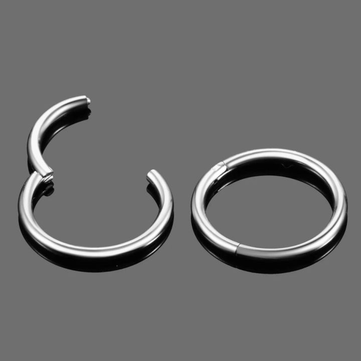 10PC%20ASTM%20F136%20Titanium%20Nose%20Ring%20Hoop%20Septum%20Piercing%20Clicker%2010/12/14/16/18G/20G%20Nostril%20Hinged%20Segment%20Septo%20Helix%20Earrings%20-%20Image%204
