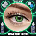 FreshLook Gemstone Green contact lens (Full Set). 