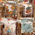 Harvest Party Table Decorations Pumpkin Themed Table Runner Maple Leaf Table Runner Fall Table Runner Christmas Table Runner.