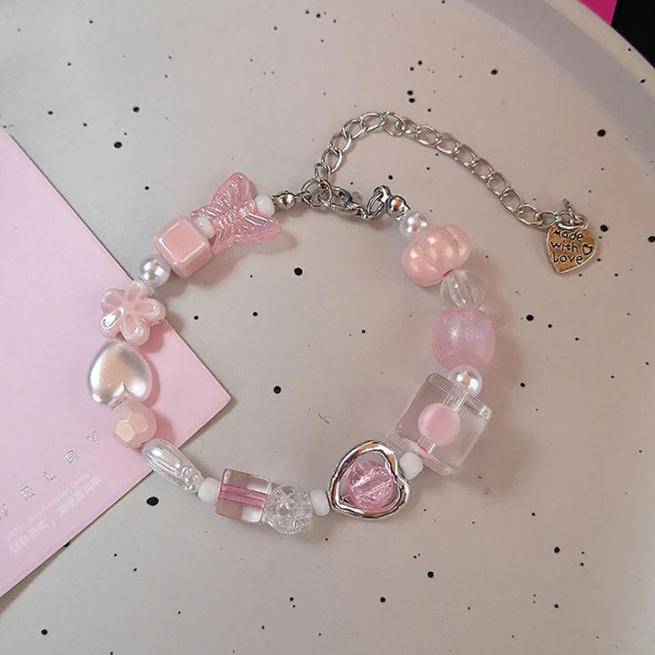 Goth%20Harajuku%20Cute%20Y2k%20Handmade%20Aesthetic%20Heart%20Star%20Charm%20Beads%20Bracelet%20super%20baby%20-%20Image%205