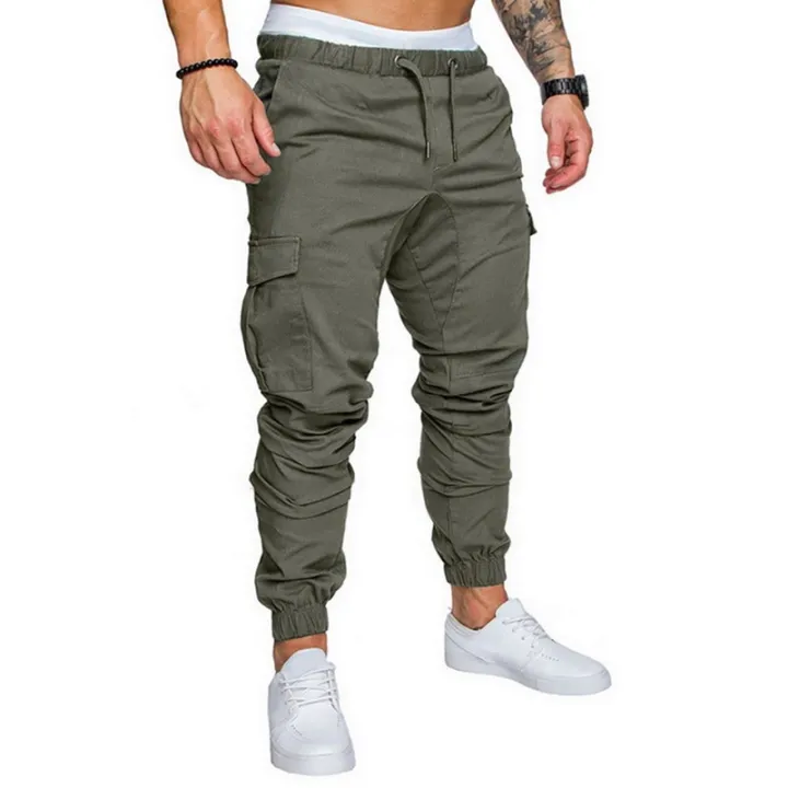 Cargo%20Pants%20Men%20Sweatpants%20Gyms%20Fitness%20Solid%20Man%20Tactical%20Pants%20Joggers%20Mens%20Multi-Pocket%20Sportswear%20Casual%20Trousers%20Sportswear%20-%20Image%203
