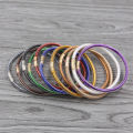 【Beiver Jewelry Store 】STRATHSPEY gold glitter bangle light weight plastic bangles silicone christmas bracelet 1set/5pcs.
