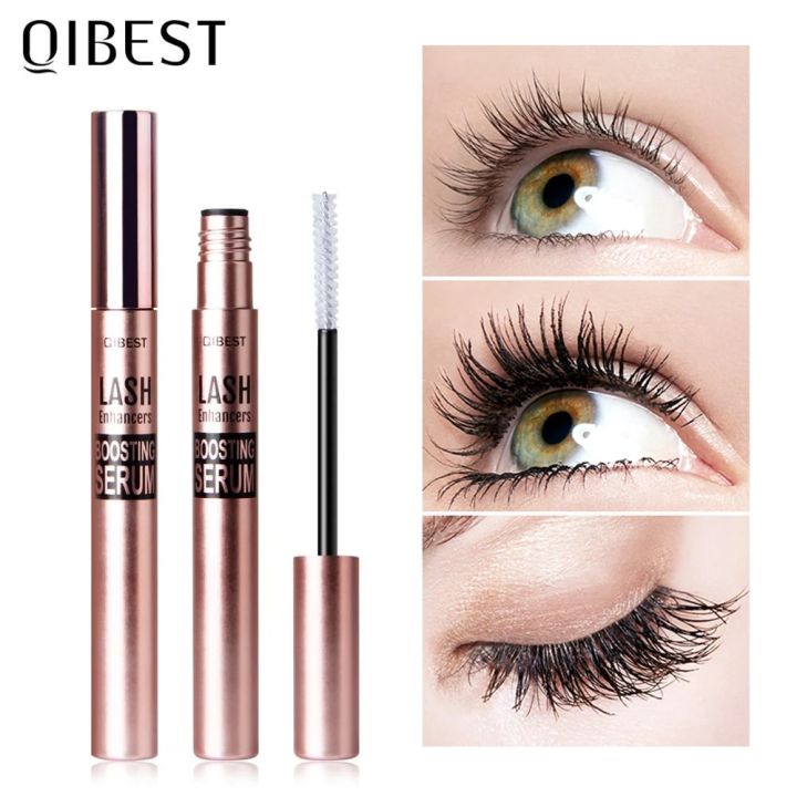 QIBEST Eyelash Growth Serum Liquid Eyelash Enhancer Vitamin E Treatment Lash lift Eyes Lashes Mascara Nourishing Eye Lengthening Loser Lione
