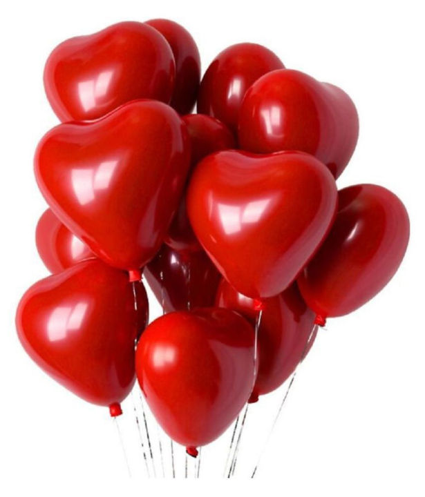 Heart Shaped Love Balloon - Pack of 20 Pieces