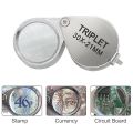 10x-30x Jewelry Diamond Jewelry Loupe Magnifier Tool Eye Magnifier Magnifying Glass Equipments Triplet Jewelers Eye Glass. 