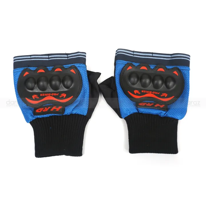 Biker%20Half%20Finger%20Hand%20Gloves%20For%20Bikers%20-%20Image%204