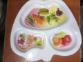 Melamine Baby Divided Plate-1 Piece Multi Color. 