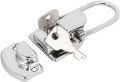 1pcs Suitcase Briefcase Metal Toggle Latch Hasp Lock with 1key.