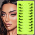YSDO False 3D Mink Half Eyelashes 3-10 Pairs Eyelash Extension Natural Long Makeup Maquilagem Half Lashes Soft Faux Cils.