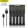 Liitokala Lii-PD4 Lii-500 Lii-402 Lii-S2 3.7V 18650 18350 18500 16340 21700 20700 26650 1.2V AA AAA NiMH Lithium-Battery Charger. 