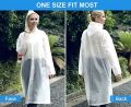 1 Pcs Raincoat High Quality Long Rain coat Lightweight 0.15mm Thick Travel Rain coat for men women.