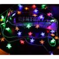 28 Pcs Star Shape Led String Lights Fairy Lights, Christmas Wedding Party Home Decoration Star Shaped Led Lights, String Curtain Window Bedroom Xmas Fairy Lamp Home Decor - Room Decoration Ligh. 