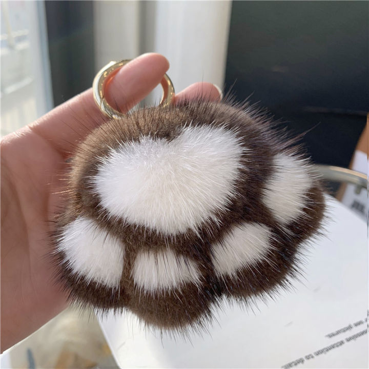Pendant%20Keyrings%20Gift%20Plush%20Cute%20Cat%20Claw%20Real%20Mink%20Fur%20Keychain%20Women%20Bag%20Ornaments%20Small%20Paw%20Toy%20Soft%20Pom%20Pom%20Ball%20Car%20Key%20-%20Image%203