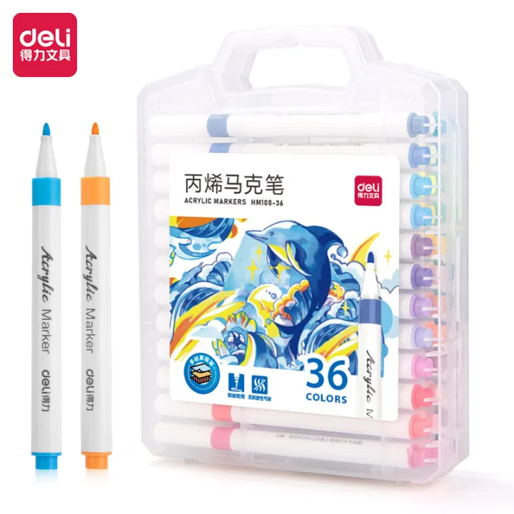 Deli%20HM108%20Acrylic%20Marker%20Acrylic%20Paint%20Student's%20Colored%20Pen,%20Acrylic%20Pen,%20Marker%20Set%20-%20Image%206