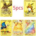Pokemon metal gold card, 48 style, Mewtwo Ex GX Picchu gold card, rare iron game, super collection card VMAX Solgaleo MuXiaRe. 