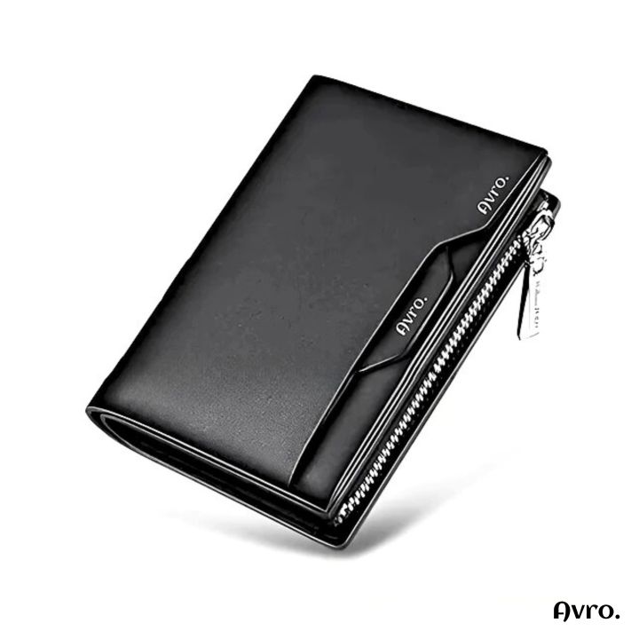 Avro Men Wallet Soft PU Wallet Business Wallets High Quality PU Leather Wallet For Men Multi-Card Position ID Credit Cards Holders Solid Color Travel Purses Money Bag For Men Fashion Innovator - Highly Sustainable - High Quality