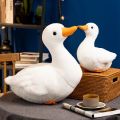 25cm Kawaii Lifelike Call Duck Plush Toy Realistic Cute White Ducks Stuffed Animal Toys Gifts for Kids Pets Simulated Duck Gifts.
