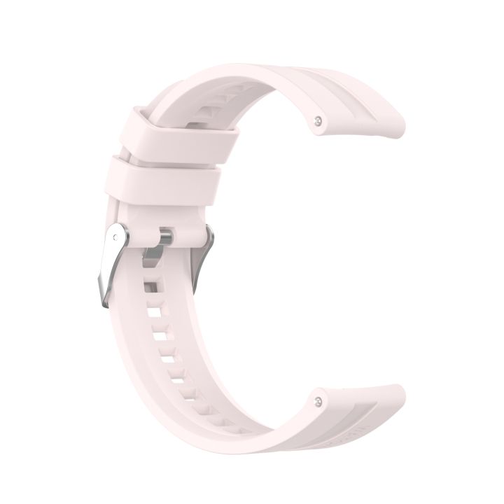 Watch%20Strap%20For%20Amazfit%20GTS%202e%20/%20GTS%202%2020mm%20Silicone%20Watch%20Band%20with%20Silver%20Buckle%20-%20Image%203