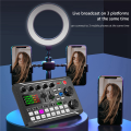 2X F998 BM800 Set Portable Sound Card Kit Condenser Microphone Set Live Sound Card. 