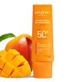 Dot & Key Mango Detan Gel Sunscreen SPF 50+ PA+++ 80gm | Oil-Free, With Alpha-Arbutin & Niacinamide | Controls Tanning, Brightens Skin | Fades Dark Spots, Water Resistant | All Skin Types | Seal Open Box.