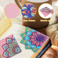 Diamond Painting Corner Bookmark 5D DIY Page Book Marks Triangle Book Lovers Gifts For Craft Women Girls.