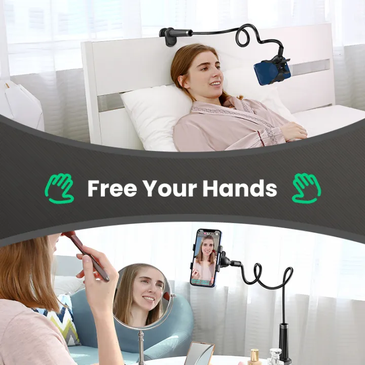 UGREEN%20Gooseneck%20Clip%20Phone%20Holder%20for%20Bed%20Desk%20Cell%20Phone%20Mount%20Flexible%20Lazy%20Long%20Ar-m%20Cla-mp%20Headboard%20Hand%20Free%20Overhead%20for%20iPhone%20Pro%20Max%20Samsung%20Galaxy%20Ultra%20-%20Image%205