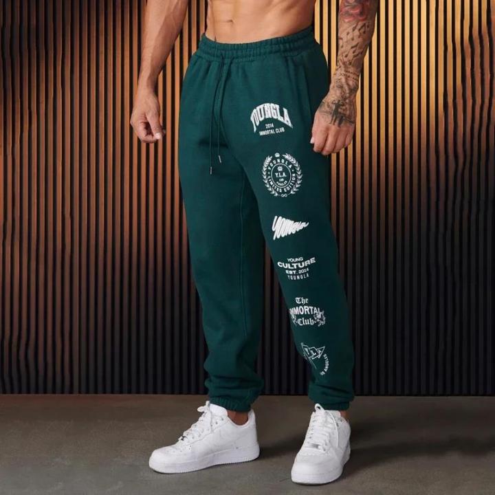 New%20Men's%20Sweatpants%20youngla%20Sports%20Fitness%20Running%20Basketball%20Training%20Pants%20Casual%20Pants%20American%20Style%20Fashion%20Brand%20Clothing%20-%20Image%203