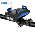 Waterproof Multifunction 4-In-1 Bicycle Lamp Mobile Phone Bracket Riding Headlight Horn Bicycle Mobile Phone Frame Lamp Charging. 
