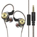 QKZ AK3 FiLe In-ear Subwoofer Wire-controlled Earphone with Mic. 